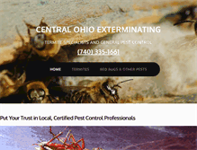 Tablet Screenshot of centralohioexterminating.com